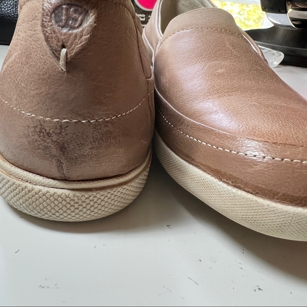 JOSEF SEIBEL Comfort slip one shoes. Size 40. Air reaction footbed. Beige. - Picture 4 of 7